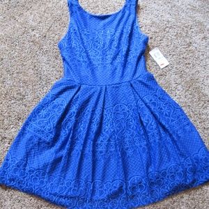 Blue Lace Dress NWT